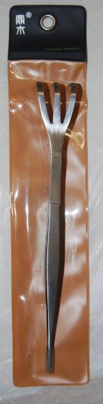 Escarificador com 3 dentes Inox com pinça