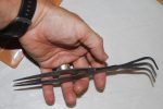 Escarificador com 3 dentes Inox com pinça - Image 3