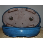 Vaso Oval esmaltado Azul Yixing - Image 3