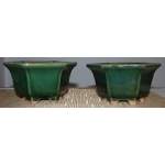 Vaso Hexagonal esmaltado Verde - Image 2