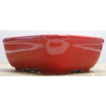 Vaso Retangular esmaltado de Cor  Vermelho - Image 4