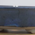 Vaso Redondo de Cor Azul
