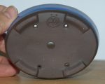 Vaso oval cor Azul matizado claro - Image 4