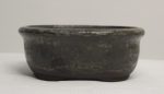 Vaso Oval de cor Bronze - Image 2