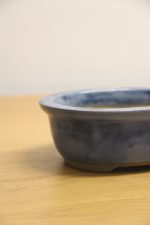 Vaso oval cor Azul Matizado - Image 3